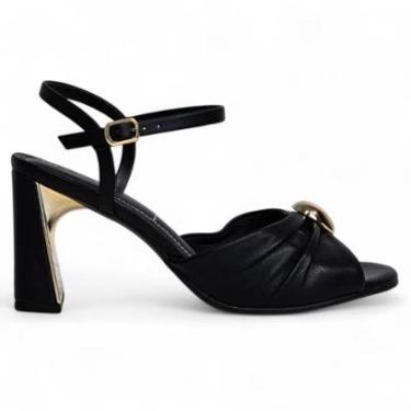 Imagem de SAPATO RAMARIM SALTO ESPELHADO REF:25-22205 FEMININO-Feminino