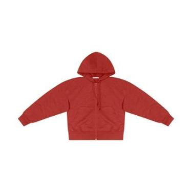 Imagem de Jaqueta Feminina Com Capuz Moletom Felpado Endless Laranja-Feminino