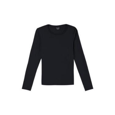 Imagem de Blusa Manga Longa Decote Redondo Malwee Feminina-Feminino