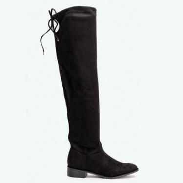 Imagem de BOTA OVER THE KNEE CAMURÇA CANO ALTO SALTO BAIXO-Feminino