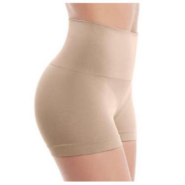 Imagem de Short Cintura Alta De Compressão Redutora - C&C, P, Bege