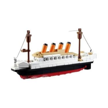 Imagem de Conjunto De Blocos De Construção Do Navio Titanic RMS 194PCS DIY Brinq
