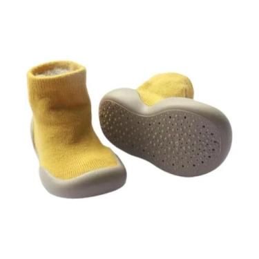 Imagem de Sapatos Para Bebês Meninos E Meninas Antiderrapantes Em Cores Sólidas 