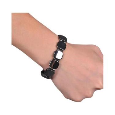 Imagem de Pulseira De Terapia Magnética De Pedra Natural Olho De Tigre Em Dupla 