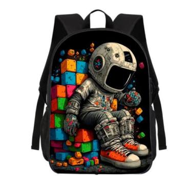 Imagem de Mochila Escolar Astronauta Volta as Aulas - Genérica