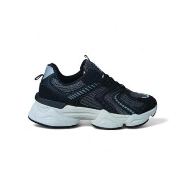 Imagem de Tênis Ramarim Feminino Casual Knit Salto 5cm Tendência Europeia Confor