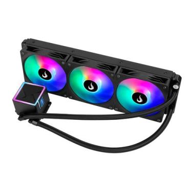 Imagem de Water Cooler Rise Mode Black Rainbow 360mm TDP 270W LGA 1700 AM5