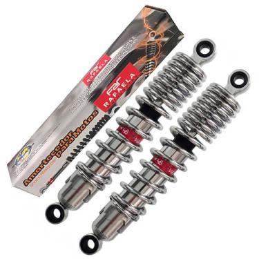 Imagem de Par Amortecedores Moto Yamaha Virago 250 Cromado Far Rafaela