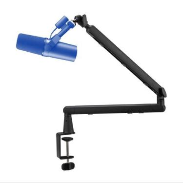 Imagem de Braço Articulado Low Profile Reforçado P/ Microfone SM7B MV7 AT2020 BM