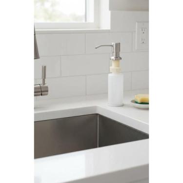 Imagem de 2x Dispenser Detergente Inox Embutir Pia Cozinha Moderno 330 - Congrat