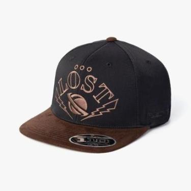 Imagem de Boné Lost Aba Reta Strapback Fitão Lost Since 91 SM26-Masculino