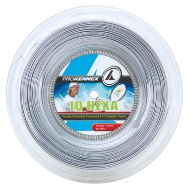 Imagem de Corda Prokennex IQ Hexa 17L 1.23mm Preta Rolo com 200 metros-Unissex