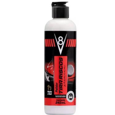 Imagem de Polidor Tira Riscos Automotivo V8 Premium Sanol 240ml