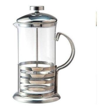 Imagem de Cafeteira Prensa Francesa Cremeira Em Vidro E Aço Inox 350ml - - Wincy