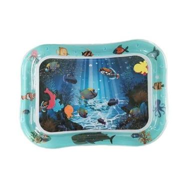 Imagem de Tapete De Atividades Inflável Lavável Em PVC Para Bebês, Brinquedo Edu