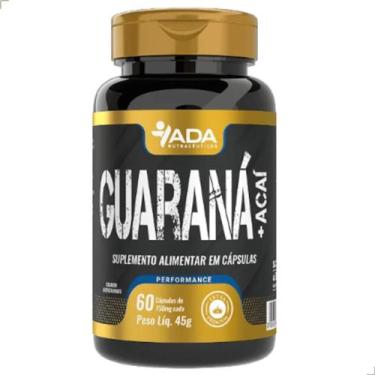 Imagem de Guaraná Áçaí Suplemento Energético 60 Cápsulas Vigor Cafeína Foco Conc
