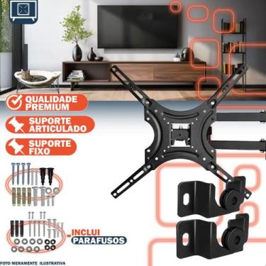 Imagem de Suporte Para Televisão Painel 32 Á 55 Polegadas Universal Fixo Com Sup