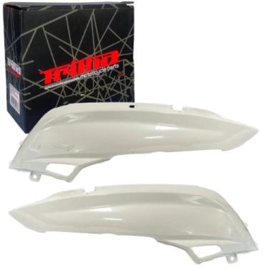 Imagem de KIT Par Carenagem Tampa Lateral Branco JET50 2012 ate 2020 - Trilha