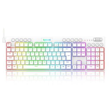Imagem de Teclado mecanico usb gamer horus rgb switch brown redragon k619w-rgb b