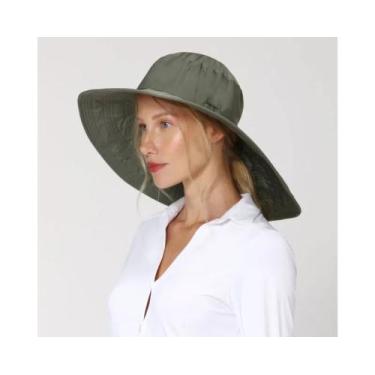Imagem de Chapéu Beverly Hills Feminino - UV Line, Verde militar