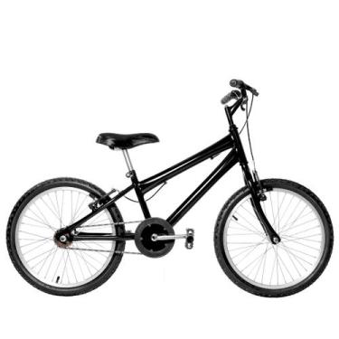 Imagem de Bicicleta Infantil Masculina Aro 20 Alumínio Natural - FlexBikes, Pret