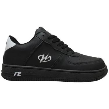 Imagem de Tênis Runway Retro Sneaker Estilo Skate Masculino RW1950, Preto, 41, H