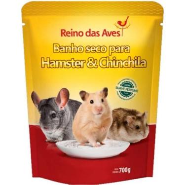 Imagem de Reino das Aves Banho a Seco para Hamster e Chinchila 700g Areia para H