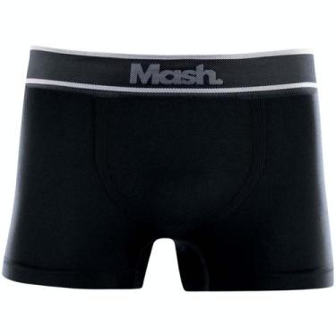 Imagem de Cueca Boxer Infantil Sem Costura Mash Confortável Não Aperta Poliamida