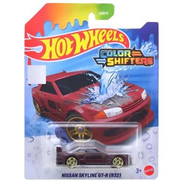 Imagem de Carrinho Hot Wheels Muda de Cor Color Shifters Mattel 1/64, Nissan sky