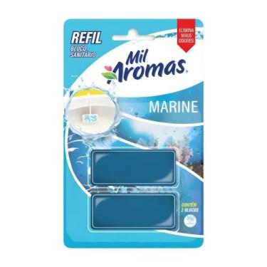 Imagem de Refil para Bloco Sanitário Marine 56g Mil Aromas
