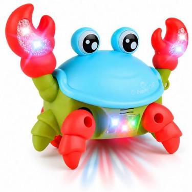 Imagem de Brinquedo Caranguejo Musical Som Luz Movimentos Cute Crab - Toy King, 