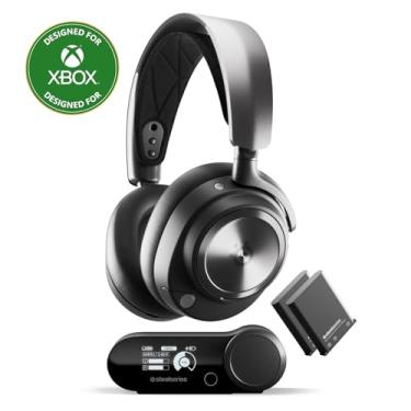 Imagem de SteelSeries Arctis Nova Pro Wireless Xbox Multi-System Gaming Headset - Premium Hi-Fi Drivers - Active Noise Cancellation Infinity Power System - Stealth Mic - Xbox, PC, PS5, PS4, Switch, Mobile