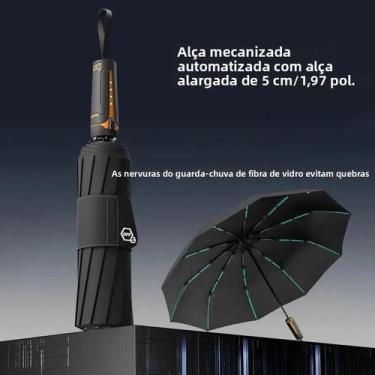 Imagem de Guarda-chuva Automático Masculino Grande E Resistente Ao Vento Com Cab