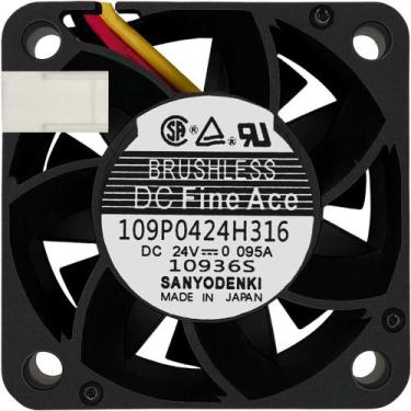 Imagem de Cooler 109P0424H316 24V 0.095A 2.28W 40X40X28MM B2 - Sanyo Denki