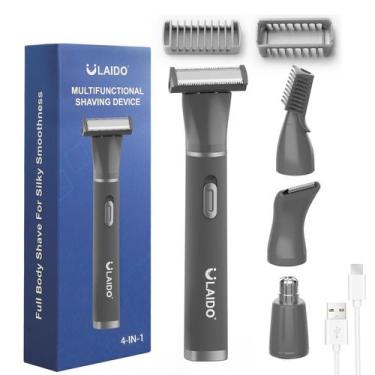 Imagem de Aparador de Pelos Corporais ULAIDO 4 em 1 Recarregável via USB-C