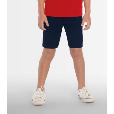 Imagem de Bermuda Básica Infantil Masculina Rovitex Azul