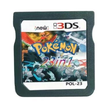 Imagem de Cartucho De Jogo Pokémon NDS Branco 23 Em 1 4300 Em 1 Console Em Inglê