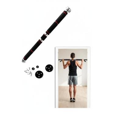 Imagem de Barra Porta Exercícios Flexão Fortalecimento Muscular Ajustá - Congrat