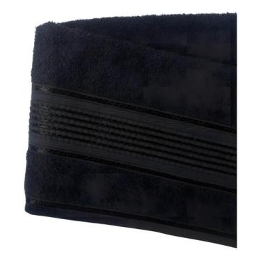 Imagem de Toalha de Rosto Monarca 100% Algodão Premium Appel 68x45cm, Preto