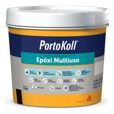 Imagem de Epóxi Multiuso Cinza Prata Bd 1KG - Portokoll