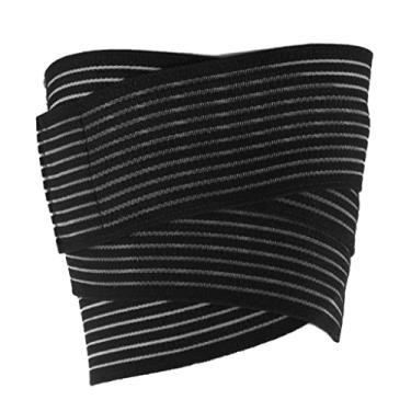 Imagem de Acessórios de Equipamento de Treimento de Envoltório de de Bandagem Elástica, Preto 200cm, como descrito