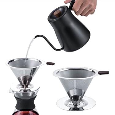Imagem de Coador Filtro de Café/Chá Reutilizável em Aço Inox 100