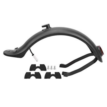 Imagem de 01 Protetor de lama para scooter elétrico, protetor de lama traseiro forte resistência com lanterna traseira requintada para todos os tipos de clima para M365/PRO