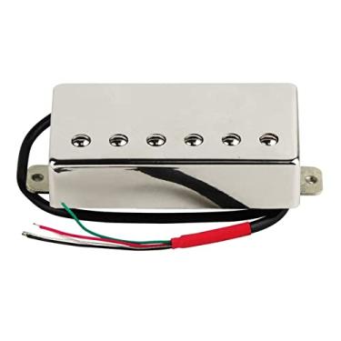 Imagem de Coleta De Guitarra Alnico 5 Humbucker Pickup Neck/Bridge Escolha Para Lp Guitarra Elétrica Captador (Color : Neck)