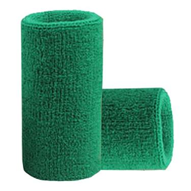 Imagem de Munhequeira Toalha Grande 15 cm 2 Unidades cor Verde