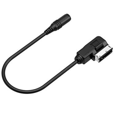 Imagem de Interface de música CHELINK MI para cabo auxiliar fêmea de 3,5 mm, adaptador de áudio de cabo estéreo Jack compatível com i-Phone i-Pad i-Pod Andriod Smartphone MP3 Player e mais, adequado para Mercedes Benz