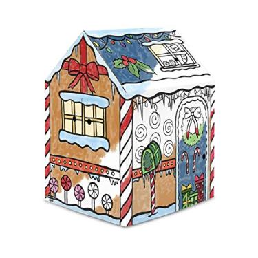 Imagem de Bankers Box Casa de brinquedo de gengibre, casa de brinquedo de papelão e atividade de artesanato para crianças