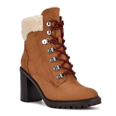 Imagem de Nine West Women's Peer Sherpa Cuff Ankle Boots