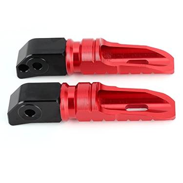 Imagem de Aramox Cycling Foot Rest Fit for CB125R / CB250R / CB300R, Motorcycle Rear Foot Pegs Control Component Enlarge Base(red)