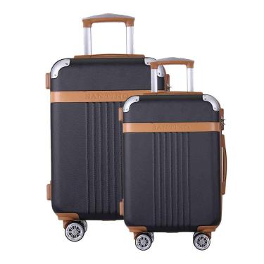 Imagem de Mala Athena Preta Santino Jogo Com 2